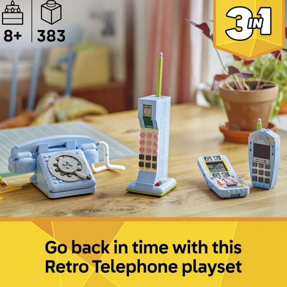 LEGO Creator 31174 3-in-1 Retro Telefoon< Lego Verjaardagscadeaus|Lego Creator