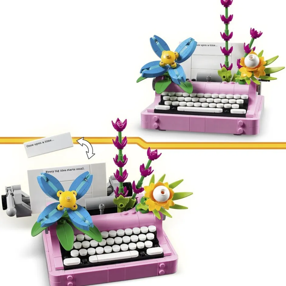 LEGO Creator 31169 Typemachine met Bloemen< Lego Verjaardagscadeaus|Lego Creator
