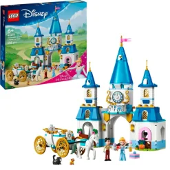 LEGO Disney 43275 Assepoesters Kasteel en Paardenkoets< Lego Films En Series|Lego Disney