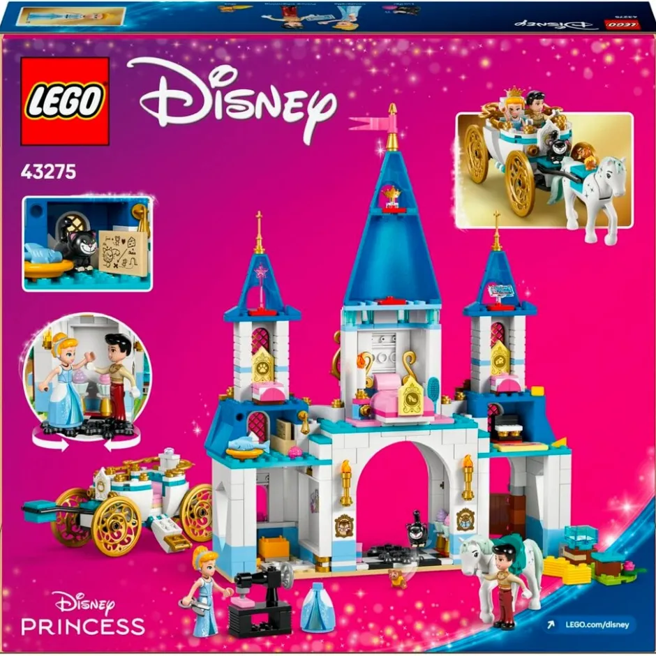LEGO Disney 43275 Assepoesters Kasteel en Paardenkoets< Lego Films En Series|Lego Disney