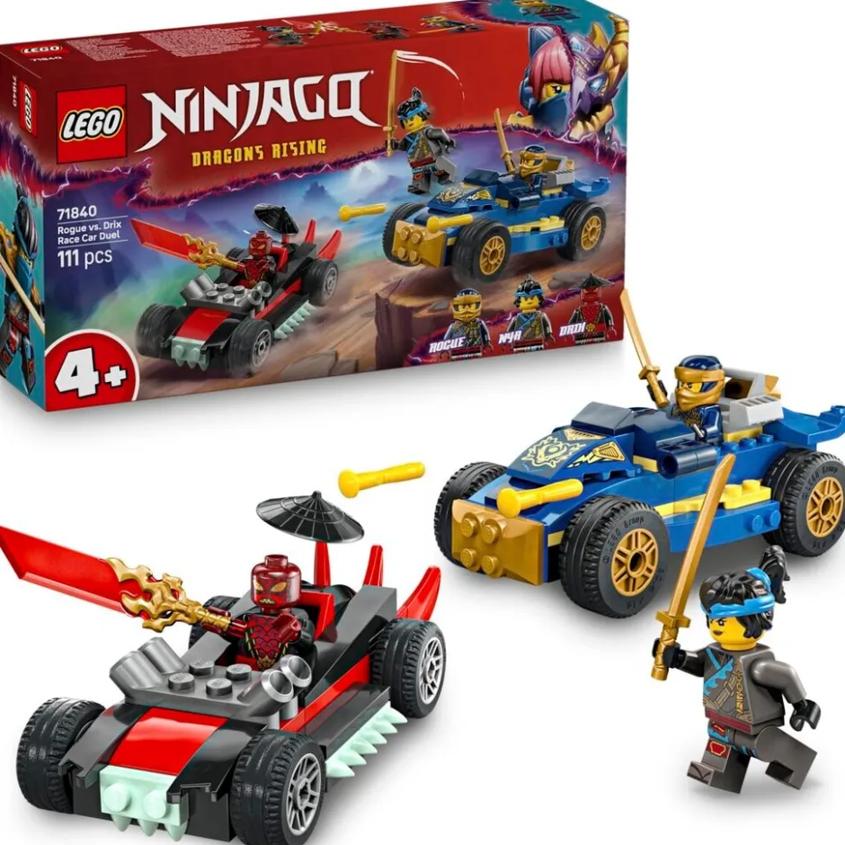 LEGO Ninjago 71840 Rogue vs. Drix Racewagenduel< Lego Voertuigen|Lego Ninjago