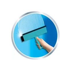Brush Window Cleaner Raamwisser (28 cm) met Borstel en Telescoopsteel|Leifheit Best