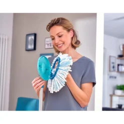 Leifheit Clean Twist Dweil Set Disc Mop Ergo met Emmer en Uitwringsysteem< Dweilen En Vloerwissers