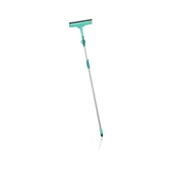 Leifheit Click Systeem 4-in-1 Raamwisser en Kozijnwisser met Telescoopsteel< Ruitenreinigers
