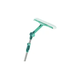 Leifheit Click Systeem 4-in-1 Raamwisser en Kozijnwisser met Telescoopsteel< Ruitenreinigers