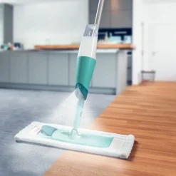 Leifheit Comfort Easy Spray XL Micro Duo Spraymop (42 cm) met Steel< Dweilen En Vloerwissers