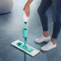 Leifheit Comfort Easy Spray XL Micro Duo Spraymop (42 cm) met Steel< Dweilen En Vloerwissers
