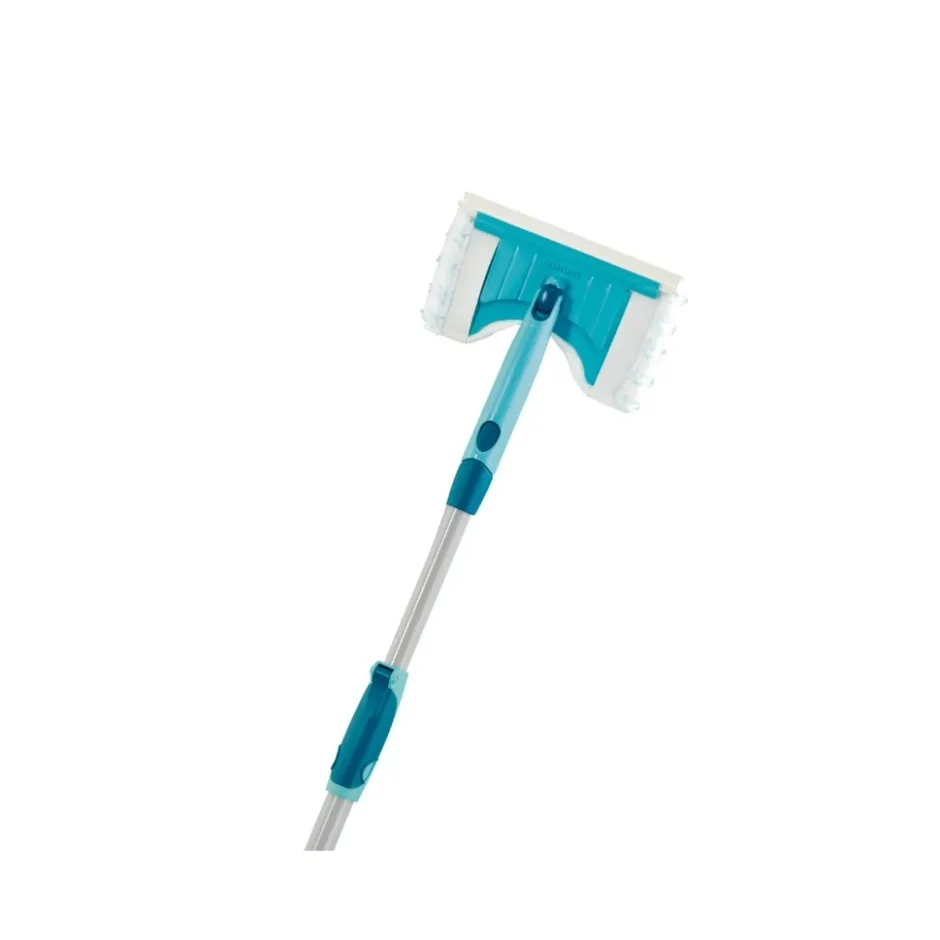 Flexi Pad Bath Cleaner Micro Duo Tegel- en Badwisser met Telescoopsteel|Leifheit Best