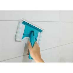 Flexi Pad Bath Cleaner Micro Duo Tegel- en Badwisser met Telescoopsteel|Leifheit Best