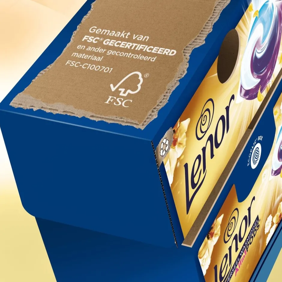 Amber & Orchidee All-in-1 Wasmiddelpods|Lenor Hot