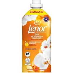 Lenor Amber & Orchidee Wasverzachter< Wasverzachter