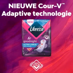 Libresse Goodnight Ultra Night Wing Maandverband< Maandverband