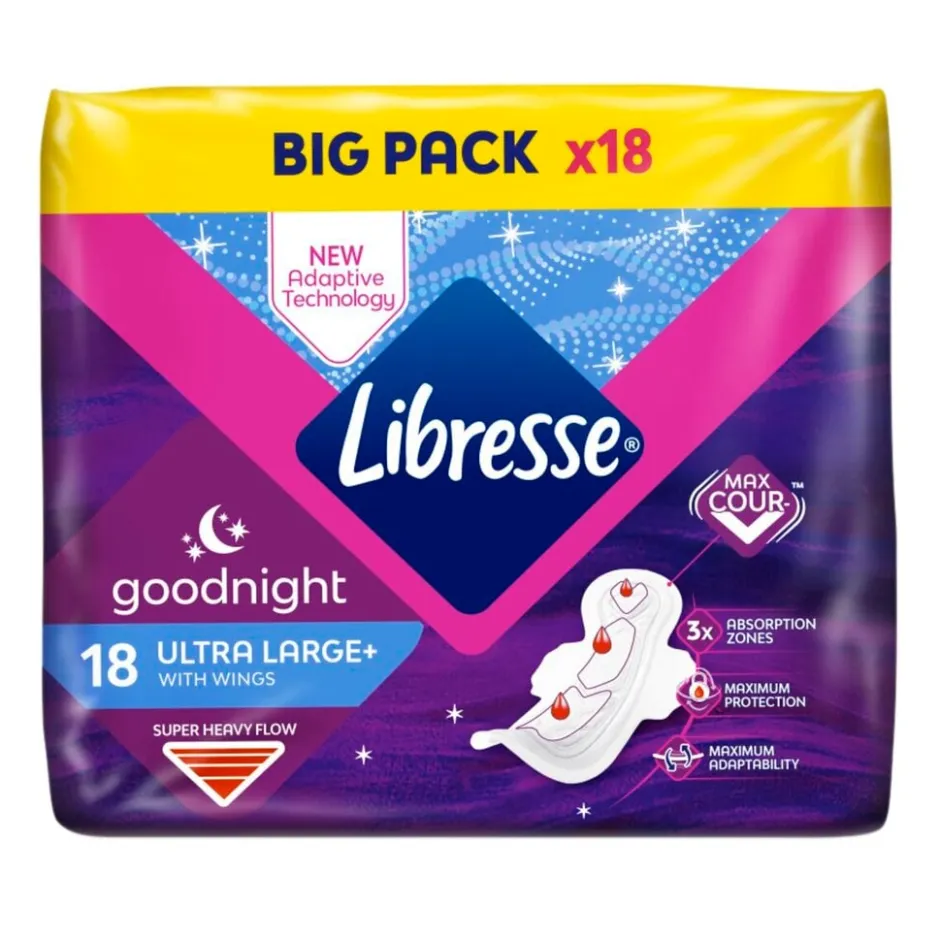Libresse Ultra Goodnight Maandverband< Maandverband