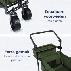LifeGoods Opvouwbare Bolderkar< Buiten En Vrije Tijd