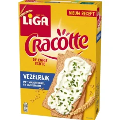 Liga Cracotte Vezelrijk Luchtige Crackers< Koek