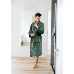 Flanel Fleece Badjas Uni|Linnick New