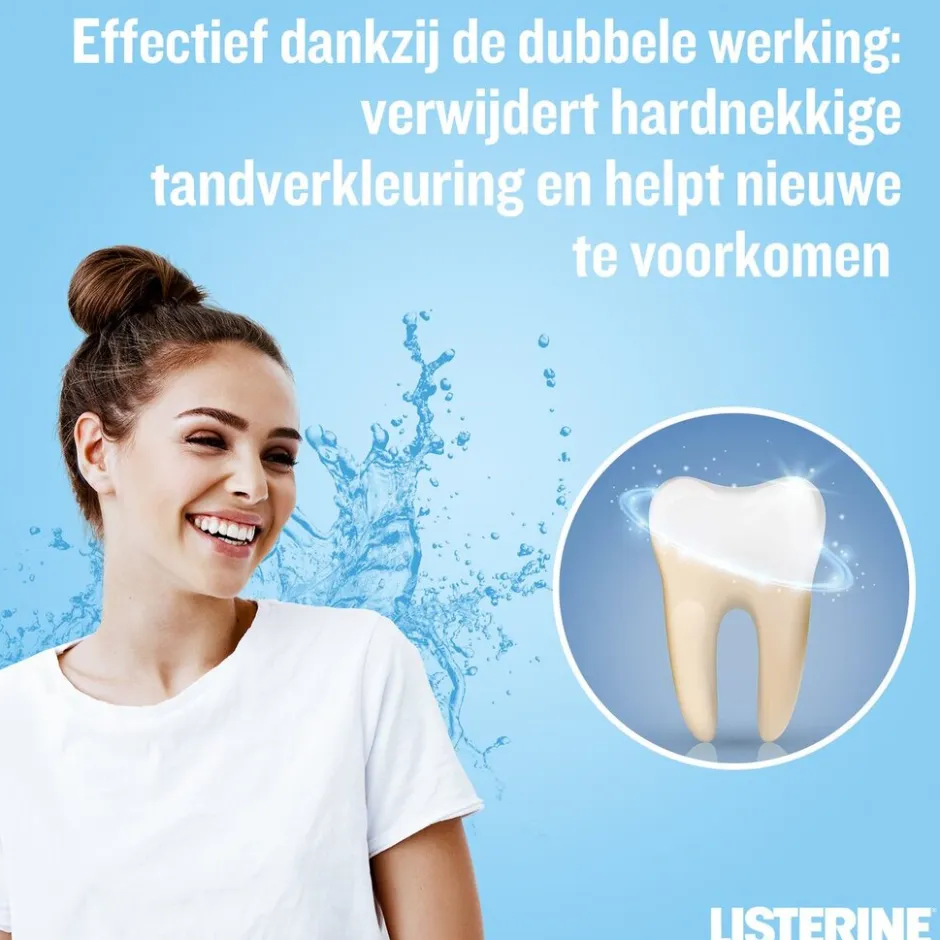 Advanced White Milde Smaak Mondwater|Listerine Best