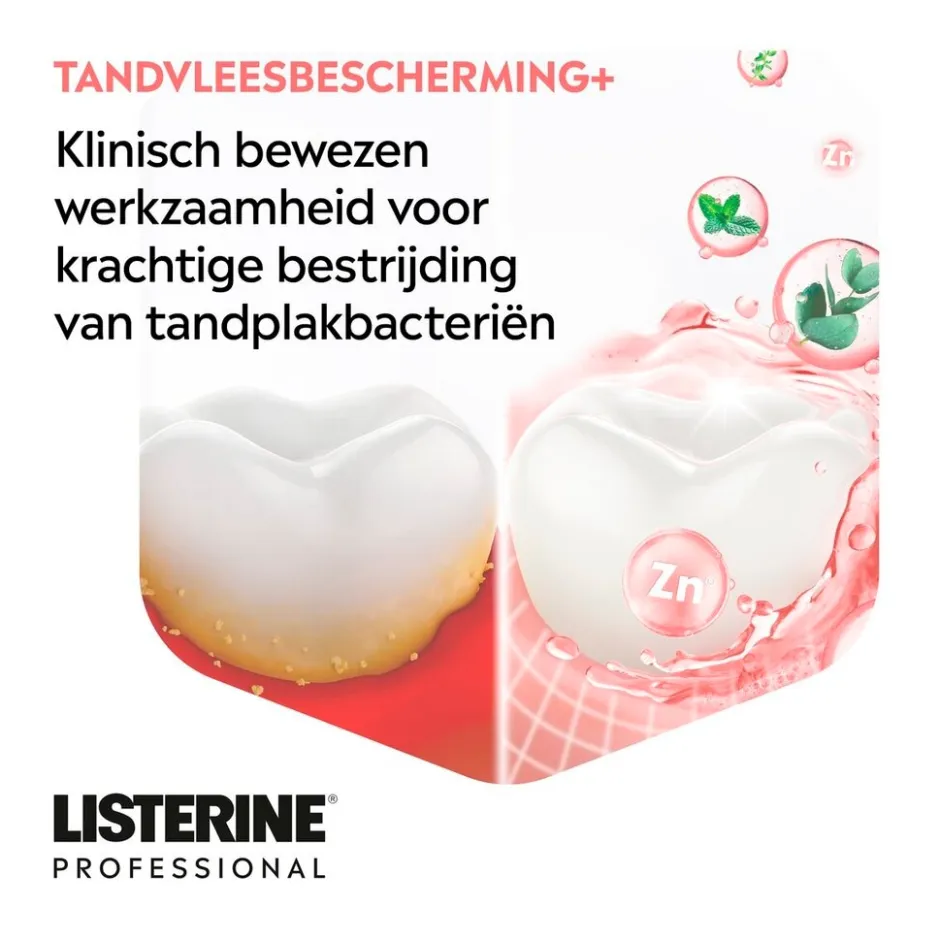 Listerine Professional Tandvleesbescherming+ Mondspoeling< Mondwater En Mondspray