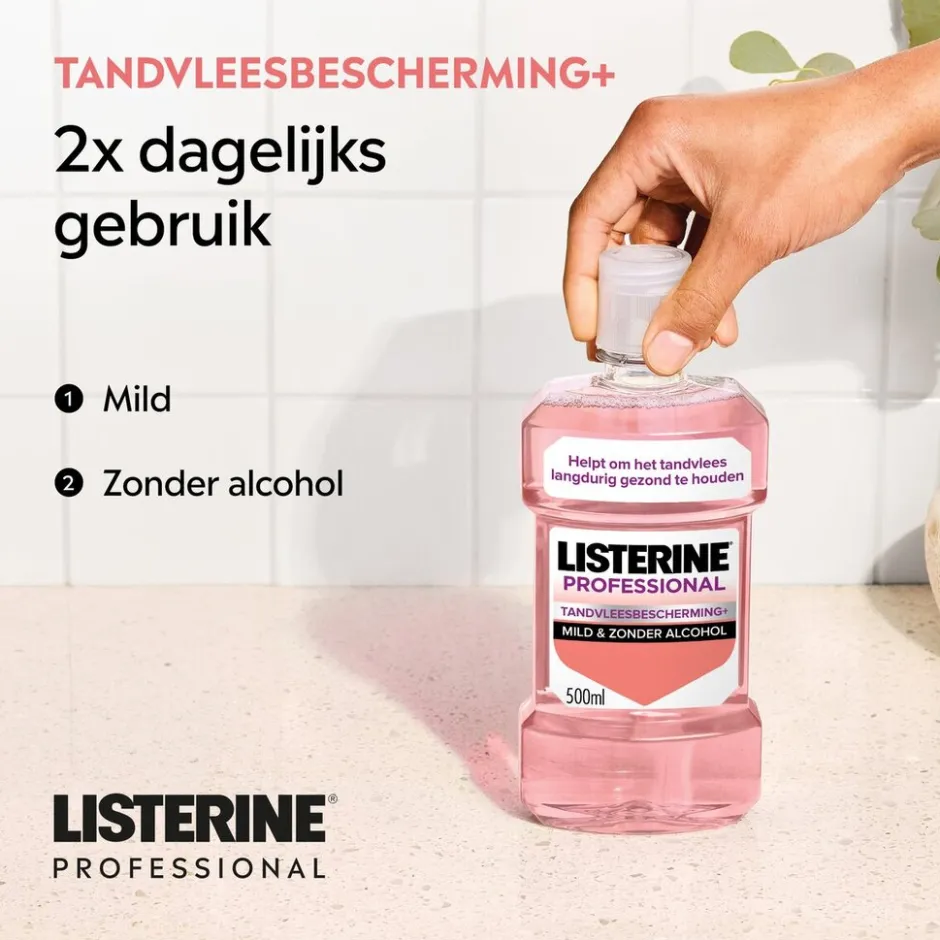 Listerine Professional Tandvleesbescherming+ Mondspoeling< Mondwater En Mondspray
