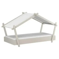 Basic Collectie Lodge Bed 90x200 cm Licht< Peuterbedden