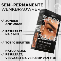 L'Oréal Paris 1.0 Black Brow Color Wenkbrauwverf|L'Oreal