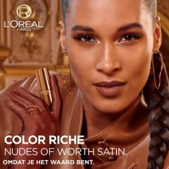 L'Oreal L'Oréal Paris Color Riche 550 Unapologetic Satin Nude Lippenstift< Lipmake-Up