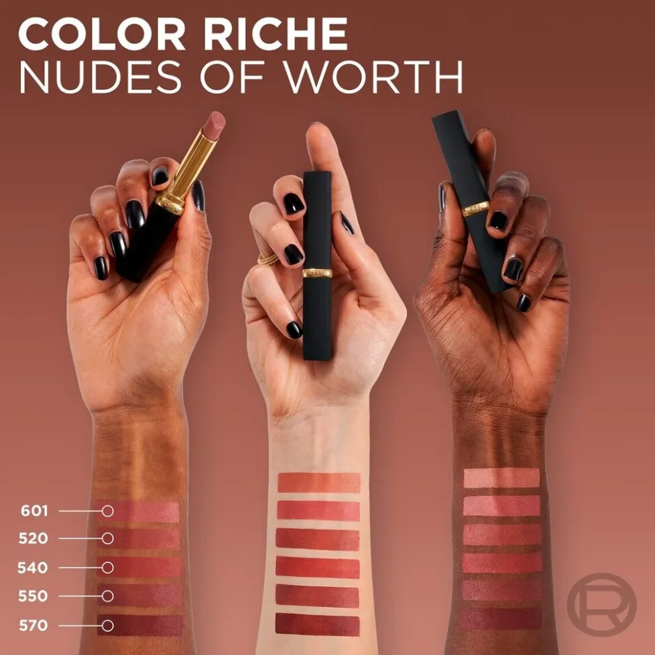 L'Oreal L'Oréal Paris Color Riche 570 Worth It Intense Intense Volume Matte Lippenstift< Lipmake-Up