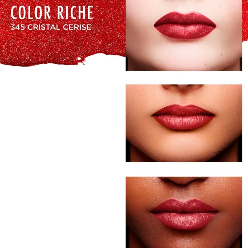 L’Oréal Paris Color Riche 345 Cristal Cerise Satin Lippenstift|L'Oreal Clearance