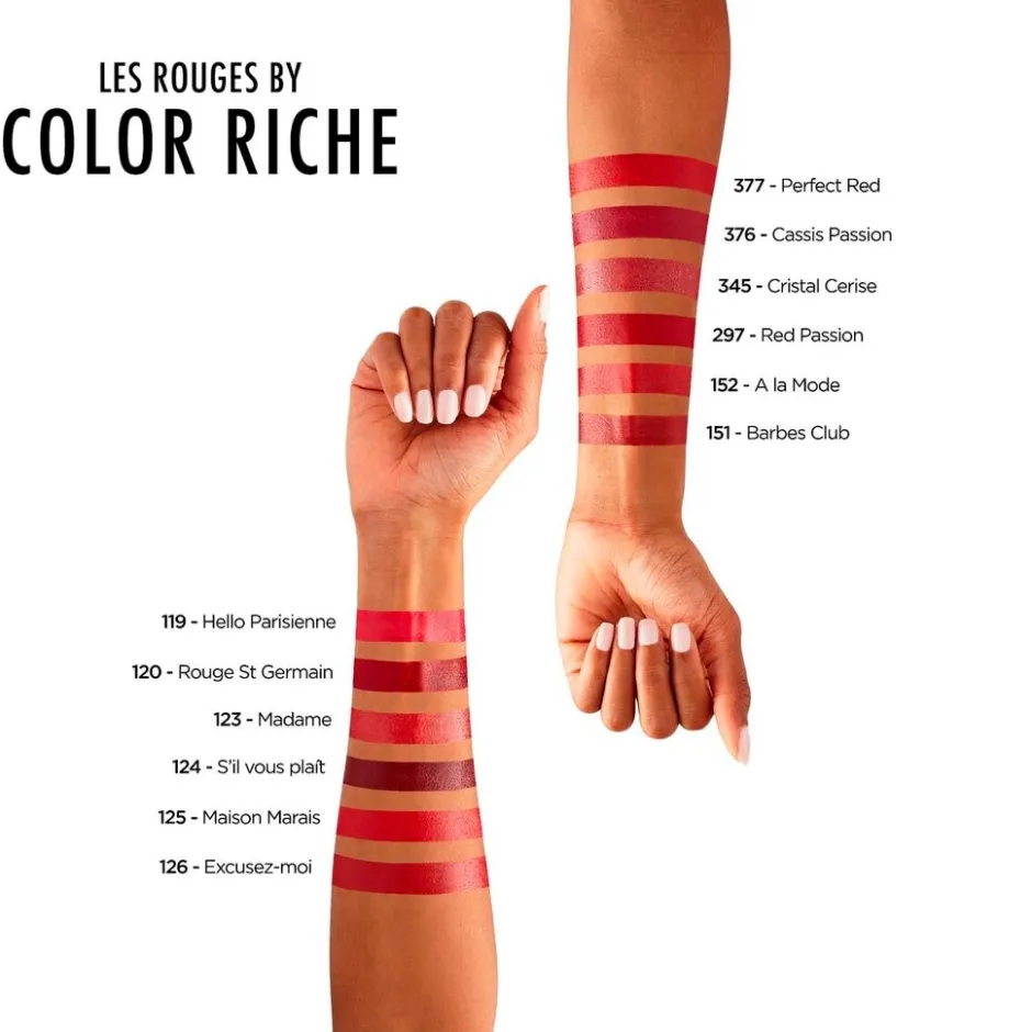 L’Oréal Paris Color Riche 345 Cristal Cerise Satin Lippenstift|L'Oreal Clearance