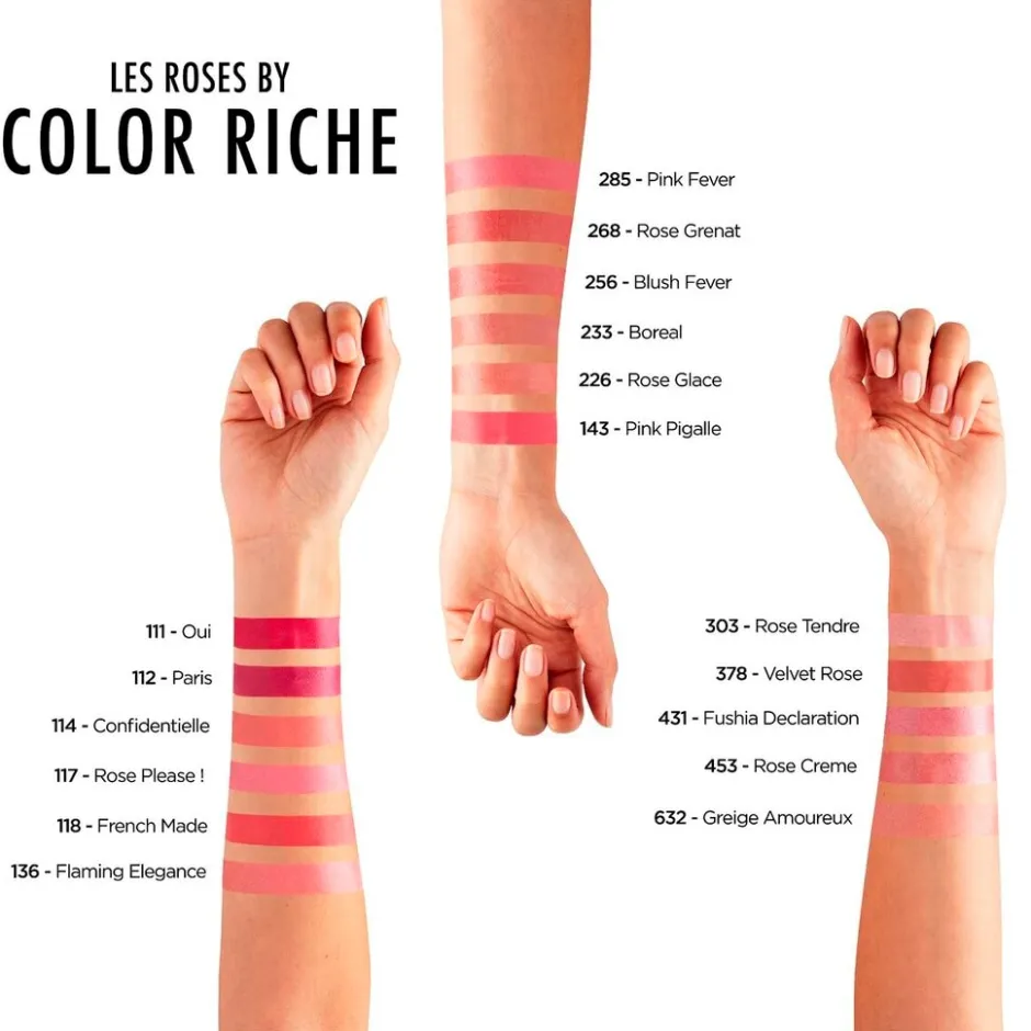 L'Oreal L'Oréal Paris Color Riche 226 Rose Glacé Satin Lipstick< Lipmake-Up