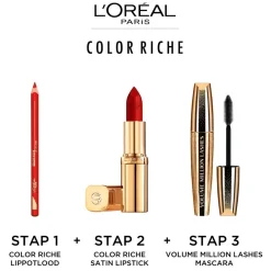 L'Oreal L'Oréal Paris Color Riche 226 Rose Glacé Satin Lipstick< Lipmake-Up