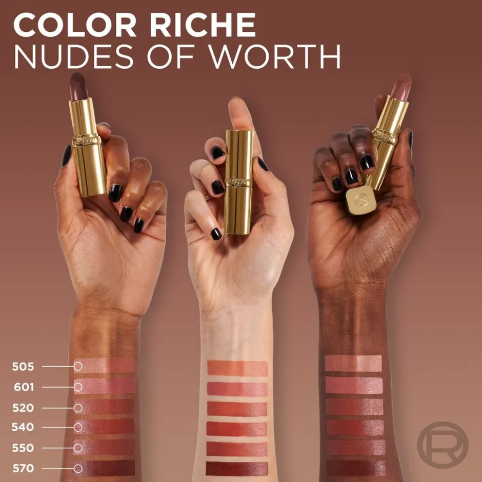 L'Oreal L'Oréal Paris Color Riche Nude Intense 635 Worth It Medium Satin Lippenstift< Lipmake-Up