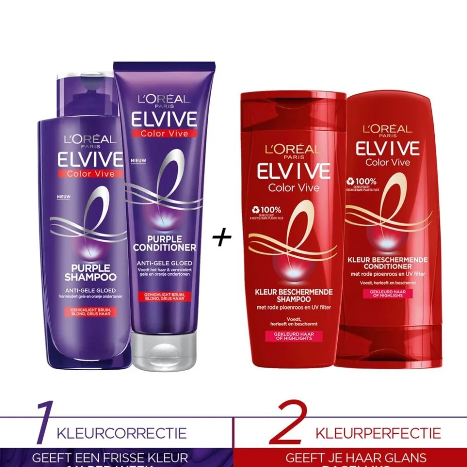 L'Oréal Paris Color Vive Kleurbeschermende Shampoo|Elvive Outlet