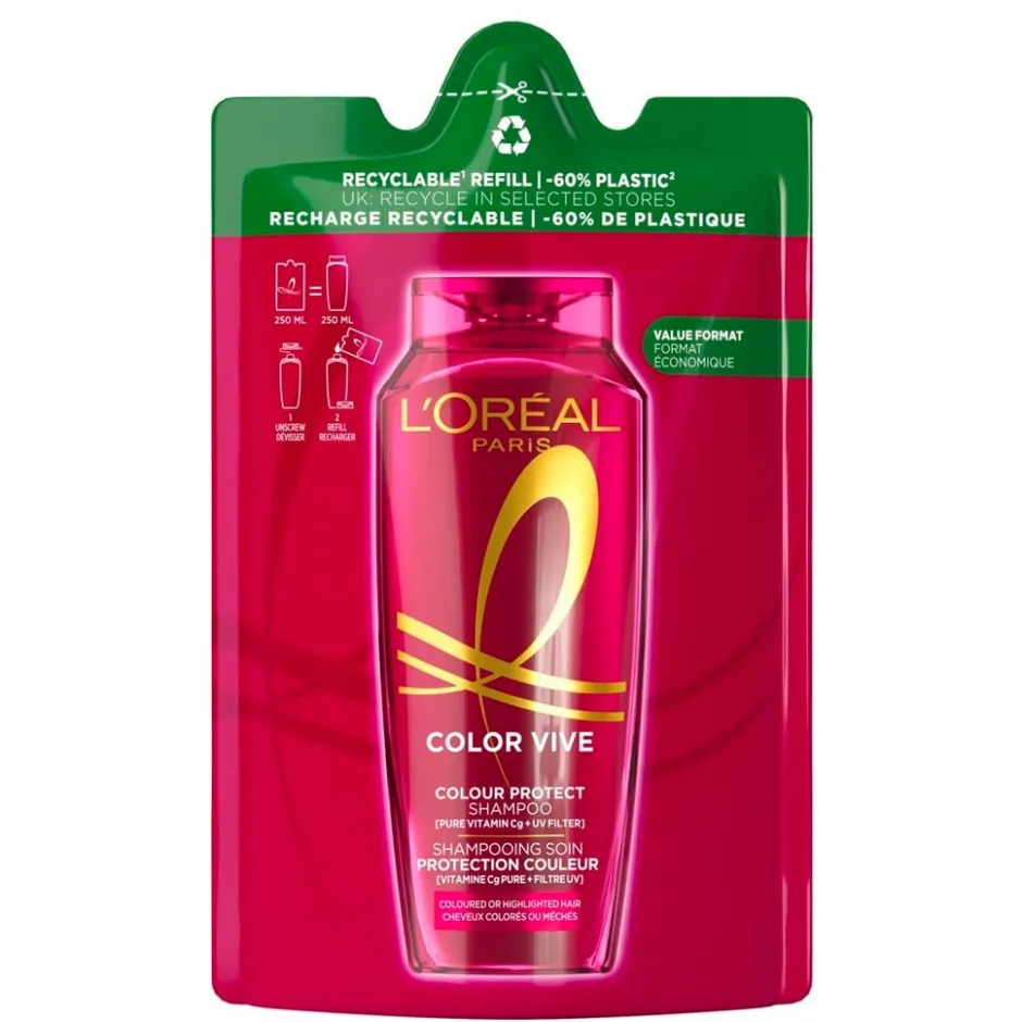 L'Oréal Paris Color Vive Shampoo Refill|Elvive Hot