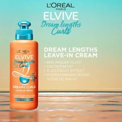 L'Oréal Paris Dream Lengths Curls Leave-in Crème|Elvive Discount