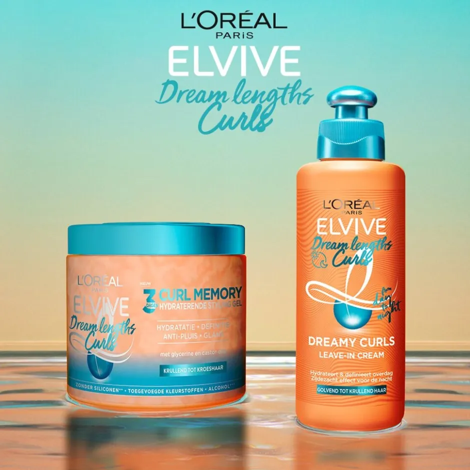 L'Oréal Paris Dream Lengths Curls Leave-in Crème|Elvive Discount