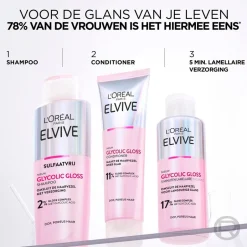 Elvive L'Oréal Paris Glycolic Gloss 5 Minuten Lamellaire Verzorging< Conditioner