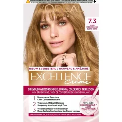 Excellence L'Oréal Paris Crème 7.3 Goudblond Permanente Haarverf< Haarverf