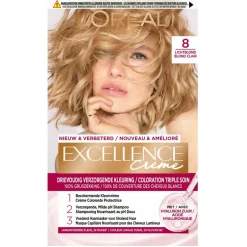 L'Oréal Paris Crème 8 Lichtblond Permanente Haarverf|Excellence Outlet
