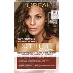 Excellence L'Oréal Paris 5U Nudes Lichtbruin Permanente Haarverf< Haarverf
