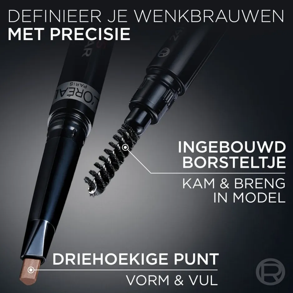 L'Oreal L'Oréal Paris Infaillible 24H Brow 3.0 Brunette Filling Triangular Pencil< Wenkbrauw Make-Up