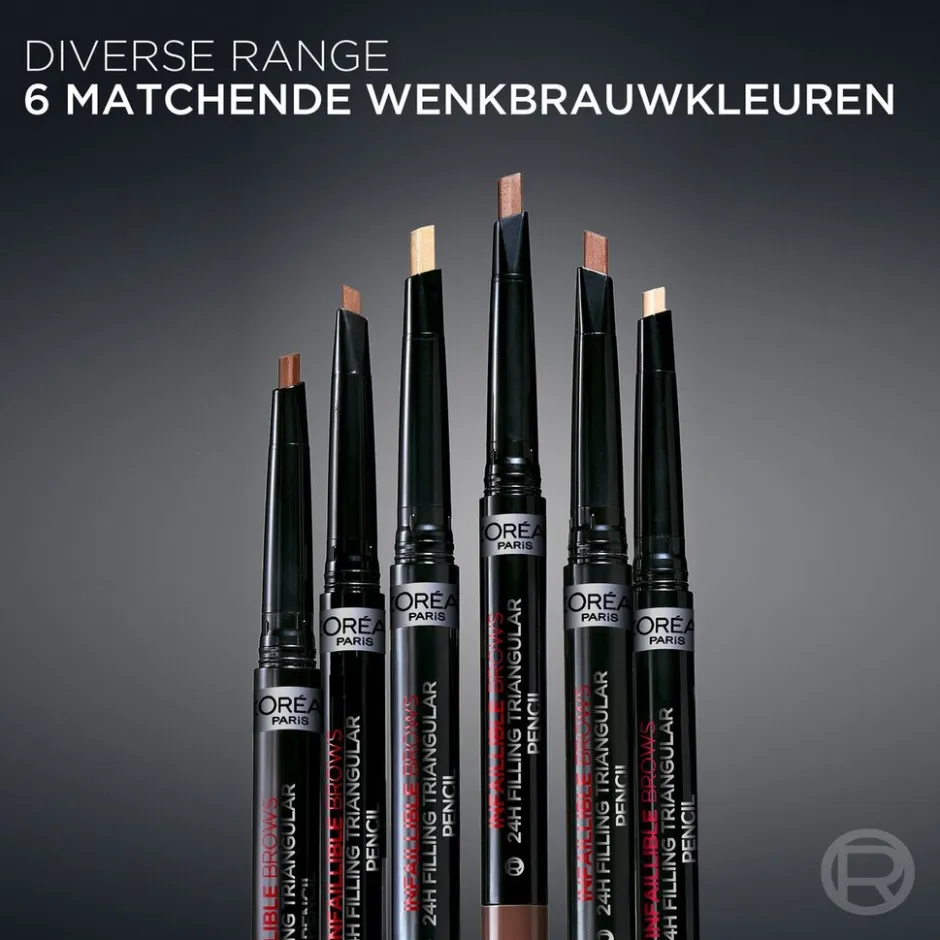 L'Oreal L'Oréal Paris Infaillible 24H Brow 3.0 Brunette Filling Triangular Pencil< Wenkbrauw Make-Up