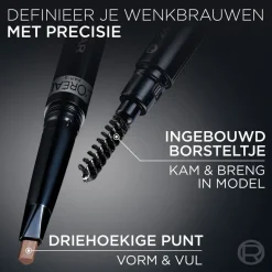 L'Oreal L'Oréal Paris Infaillible 24H Brow 5.0 Light Brunette Filling Triangular Pencil< Wenkbrauw Make-Up