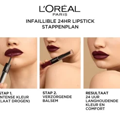 L'Oreal L'Oréal Paris Infaillible 24H 404 Corail Constant Lipstick< Lipmake-Up