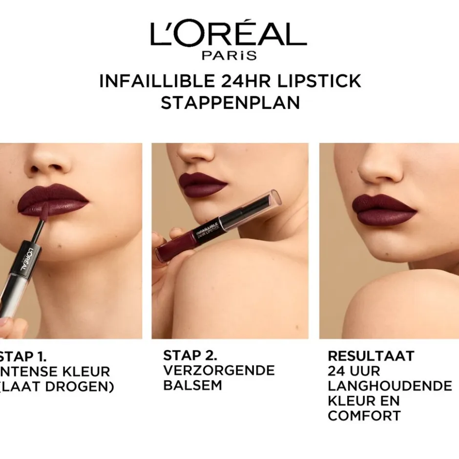 L'Oreal L'Oréal Paris Infaillible 24H 404 Corail Constant Lipstick< Lipmake-Up