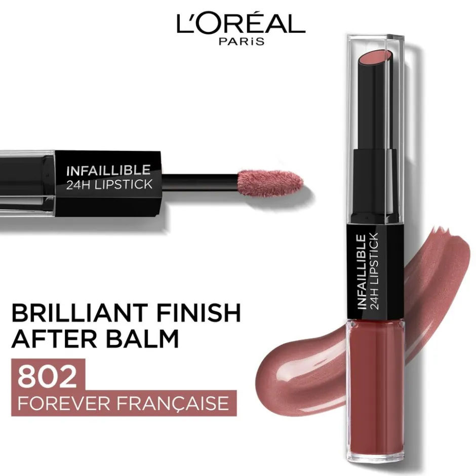 L'Oréal Paris Infaillible 24H 801 Toujours Toffee Lipstick|L'Oreal Discount