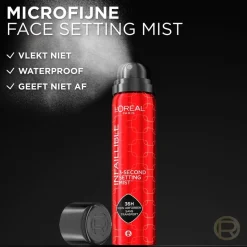 L'Oréal Paris Infaillible 3-Second Setting Mist|L'Oreal Online