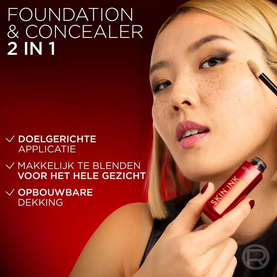 L'Oreal L'Oréal Paris Infaillible Skin Ink 290 2-in-1 Foundation & Concealer< Concealer