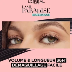 L'Oreal L'Oréal Paris Lash Paradise Waterproof Zwarte Volume Mascara< Mascara