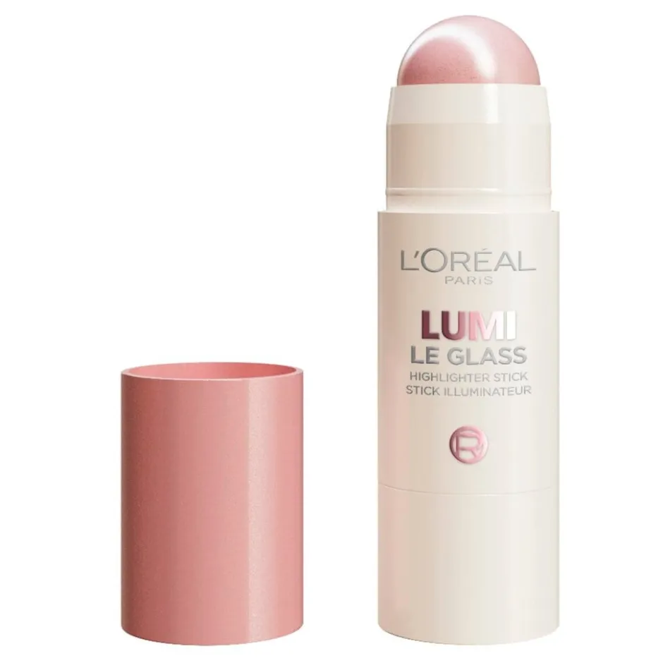 L'Oreal L'Oréal Paris Lumi Le Glass 620 Pink Ballet Highlighter Stick< Highlighter